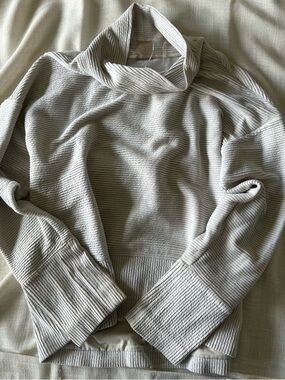 CALIA by Carrie Underwood Ribbed Cowl Neck Sweater - Cream